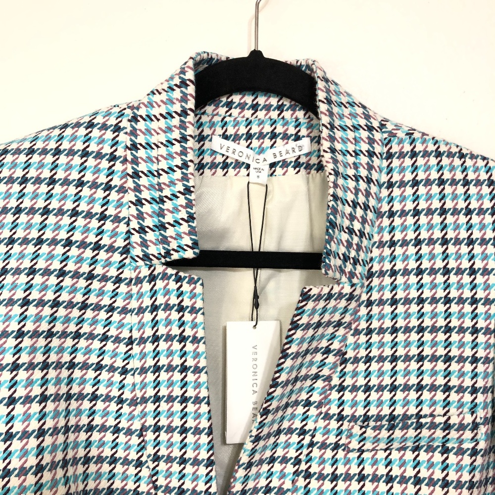 NWOT Veronica Beard Farley Dickey Herringbone Jacket, Size 8 - Picture 7 of 12